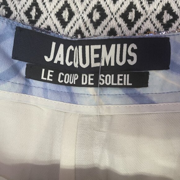 JACQUEMUS Printed Sequin  Wide Leg Pants - Picture 5 of 14